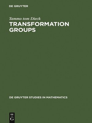 cover image of Transformation Groups